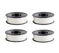 PETG Filament 3D Drucker 1,75mm / 4 x 1kg Rolle Weiss für 3D Printer oder Stift 4er Set (4Kg)