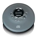 Lenco CD-400 - Tragbarer CD-Player - Discman - DAB+ Radio - CD, CD-R/RW, MP3-Player - Senderspeicher - Hörbuchfunktion - Antishock - integrierter Akku 1000mAH - Grau
