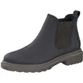 Paul Green Leder-Chelsea-Boots in Anthrazit - 37,5