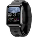 Smartwatch mit Blutdruckmessgerät Black