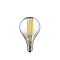 LED Filamentlampe KUGEL, 230V, Ø 4.5cm / L 8cm, E14, 2.5W 2700K 250lm 300°, dimm