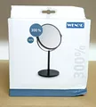 WENKO Kosmetik Stand Spiegel ASSISI Ø 17 cm Schminken Bad Gäste WC Make-UP Rasur