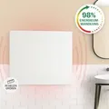 Klarstein Wonderwall Air Infinite 300 Infrarotheizung 60x50 cm 300 W Wandmontage Fernbedienung Weiß