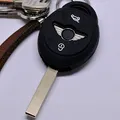 Soft Case Schutz Hülle Auto Schlüssel für Mini ONE Cooper Cabrio Clubman/Farbe Schwarz