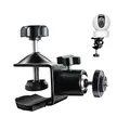 duozoanz Kamera Klemmhalter Halterung Clamp Mount - Flexible Kameraclip mit Universal Montageplatte und 1/4" Schraubadapter für Outdoor Indoor Sicherheitskamera System Accessories, 1 Stück
