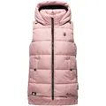 MARIKOO Damen Steppweste Bodywarmer mit Kapuze Zarinaa
