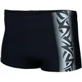 Aquarti Badehose Aquarti Herren Kurze Badehose mit Streifen schwarz 5XL