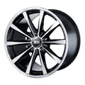 1x RH GT RAD schwarz voll poliert 10.0Jx19 5x112 ET45