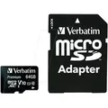 VERBATIM 44084 - MicroSDXC-Speicherkarte 64GB, Verbatim, Class 10