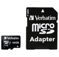 Verbatim Verbatim MICRO SDXC 64GB CL 10 ADAP microSDXC-Karte 64 GB Class 10 in Speicherkarte