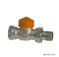 IMI Heimeier Heizkörper HEIMEIER Thermostat-Ventilunterteil Eclipse, Durchgang, DN15, (1/2)