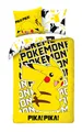 Pokemon Wende-Bettwäsche-Set 135x200 80x80 Baumwolle Pikachu PIKA! PIKA! Bezug
