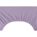 DecoKing Spannbettlaken Spannbettlaken 100% Baumwolle Schlafzimmer Bettlacken Betttuch lila 220-240 cm x 220 cm