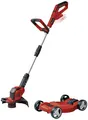 Einhell Power X-Change GE-CT 18/28 Li TC-Solo Akku Rasentrimmer ohne Ladegerät, ohne Akku, inkl. Trimmer Cart 18V Schnittbreite