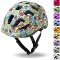 Apollo Inlineskates Fahrradhelm, Kinder & Jugendliche, Multisport-Helm, verstellbar, ab 3 Jahren bunt S(48-52)