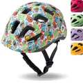 Apollo Kinderhelm, Helm für Kinder und Jugendliche, Multisporthelm, Fahrradhelm für Mädchen, Fahrradhelm für Jungen, Helm für Kinder ab 3 Jahren