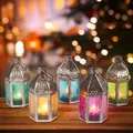 MARRAKESCH 5er Set Orientalische Laterne Faiha 14cm Windlichter Laternen für draußen als Balkon deko oder innen als Wohnzimmer Ramadan Deko