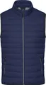 Leichte Daunenweste im klassischen Design navy/silver, Gr. L