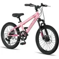 Licorne Bike Thunder Premium Mountainbike,Farbe:Rosa;Größe:20 Zoll - Rosa