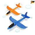 Segelflugzeug Wurfgleiter 2 Stück Kinder Spielzeug Styroporflieger