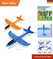 2er Set Styroporflieger Wurfgleiter für Kinder - Robustes Spielzeug zum Fliegen