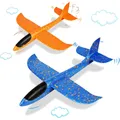 Styroporflieger Flugzeug Wurfgleiter Kinder 2 Stück Segelflugzeug Flugspielzeug