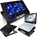 AABCOOLING NC77 NOTEBOOK | LAPTOP | KÜHLER | 4 X LÜFTER | USB | LED | 12-17"