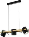 Eglo Hängeleuchte Hornwood schwarz creme 78 x 21 x 110 cm