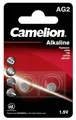 Camelion Alkaline Knopfzelle AG2 / LR59 / LR726 / 396 / 1,5V / 2er Blister