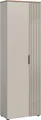 Home affaire Garderobenschrank EDIL, Höhe 190cm, 2 Türen, 5 Böden, 6 Fächer (moderne Farbkombination, Platz für ca. 18 Paar Schuhe) Kleiderschrank, Flurschrank, Hochschrank, Stauraumschrank