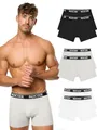 Indicode Herren INMilano 6er Pack Boxershorts | Unterwäsche Boxer Shorts Unterhosen Ecru Mix, XL
