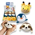 alldoro 68978 Plüsch Anti-Stress Ball 9er Set, kuschelige Stressbälle mit Tiermotiven, Ø 6 cm, Fidgetspielzeug für Kinder ab 3 Jahren