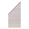 GrojaSolid BPC Steckzaun-Set 90x180-90cm Bi-Color sand, Leiste DB703 4250260962129