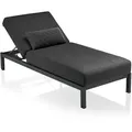 Kettler Pure Silver Line Sonnenliege Aluminium/Sunbrella - Anthrazit