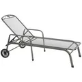 MWH Gartenliege Savoy, ca. B81/H52/T187 cm, Grau