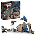 LEGO 75373 Star Wars Hinterhalt auf Mandalore Battle Pack, 4 Minifiguren