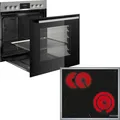 Bosch HND411LS67 - Einbauherd & Elektrokochfeld mit 5 Jahre Garantie, HEB513BS3 & NKN645GA2E, Mit Rahmen aufliegend, 60 cm