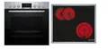 BOSCH Elektro-Herd-Set HND411LS67  Einbau-Herd-Set mit Elektro-Kochfeld, 60 cm breit, 71 L