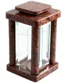 Grab-Lampe Granit Vanga Friedhofs-Laterne Grab-Schmuck Glas Garb-Licht modern