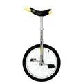 QU-AX Einrad Luxus 20" Chrom Alufelge Reifen Schwarz Kunstrad Monowheel Fahrrad