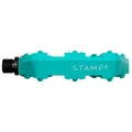 Crankbrothers - Stamp 0 Plattform-Pedal - Plattformpedale Gr L türkis
