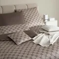 JOOP! Mako-Satin-Bettwäsche Cornflower Double Farbe Taupe Größe 200x220+2x40x80