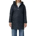 s.Oliver Steppmantel im Slim Fit, abnehmbare Kapuze blau L (40)