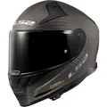 LS2, Integraler Motorradhelm VECTOR II CARBON Matt Carbon, L