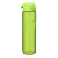 ION8 1 Liter Trinkflasche, 1000ml, Auslaufsicher, Einhandöffnung, Sichere Verriegelung, Spülmaschinenfest, BPA-frei, Tragegriff, Leicht zu Reinigen, Ideal für Sport und Fitnessstudio, Grün