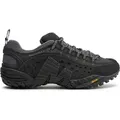 Merrell Intercept Herren Outdoor Trekkingschuh Wanderschuhe Sneaker Leder J73703 - Schwarz - 44,5