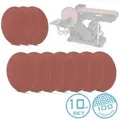 STAHLWERK Schleifscheiben 10er Set 150 mm mit K100 Körnung Schleifpads