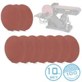 STAHLWERK Schleifscheiben 10er Set K100 Körnung 150 mm Schleifpads Schleifmittel