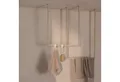 Metallbude Handtuchhalter TENSI 2er Set, Deckenmontage, pulverbeschichtet, Badezimmer Dusche Badewanne