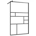 vidaXL Duschwand für Begehbare Dusche mit Klarem ESG Glas Duschabtrennung Duschtrennwand Duschkabine Dusche Badezimmer 100x195cm Aluminium